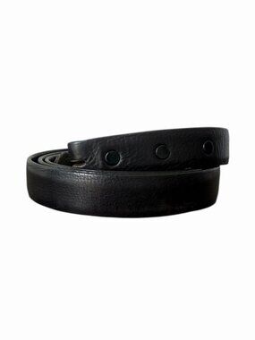 Tom Taylor Custom Black Leather Men's Santa Fe Belt